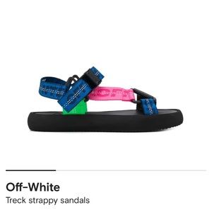 Authentic Off-White Strappy Sandals